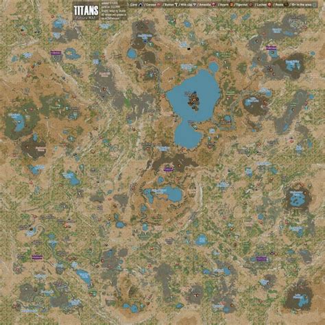 path of titans map with names|Location, resource and cave entrance map! : r/pathoftitans .